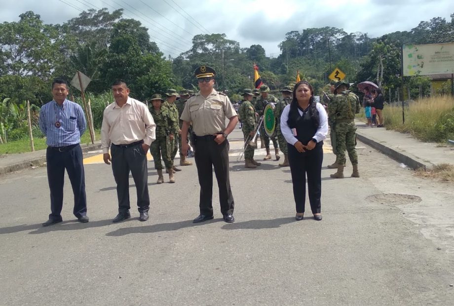 rinde homenaje a esta tierra de guerreros, viva García Moreno